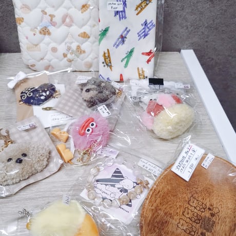 Hana様  焼き菓子 キーホルダー ポーチ ウッドトレー