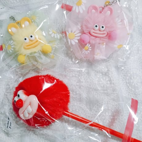 Sayuri様  ボールペン デコパ ティシュケース スセミ キーホルダー