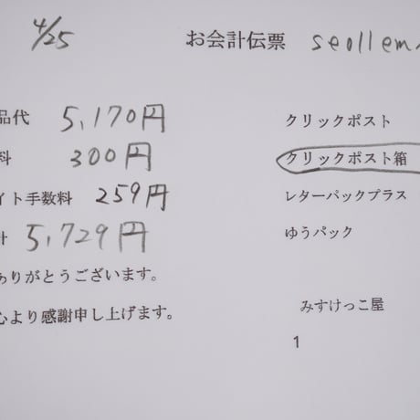 Seollem様  ポーチ opp袋