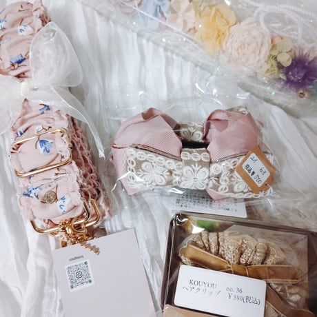 handmade hana様 キャンドル キーホルダー 焼き菓子 シュシュ ショルダー紐