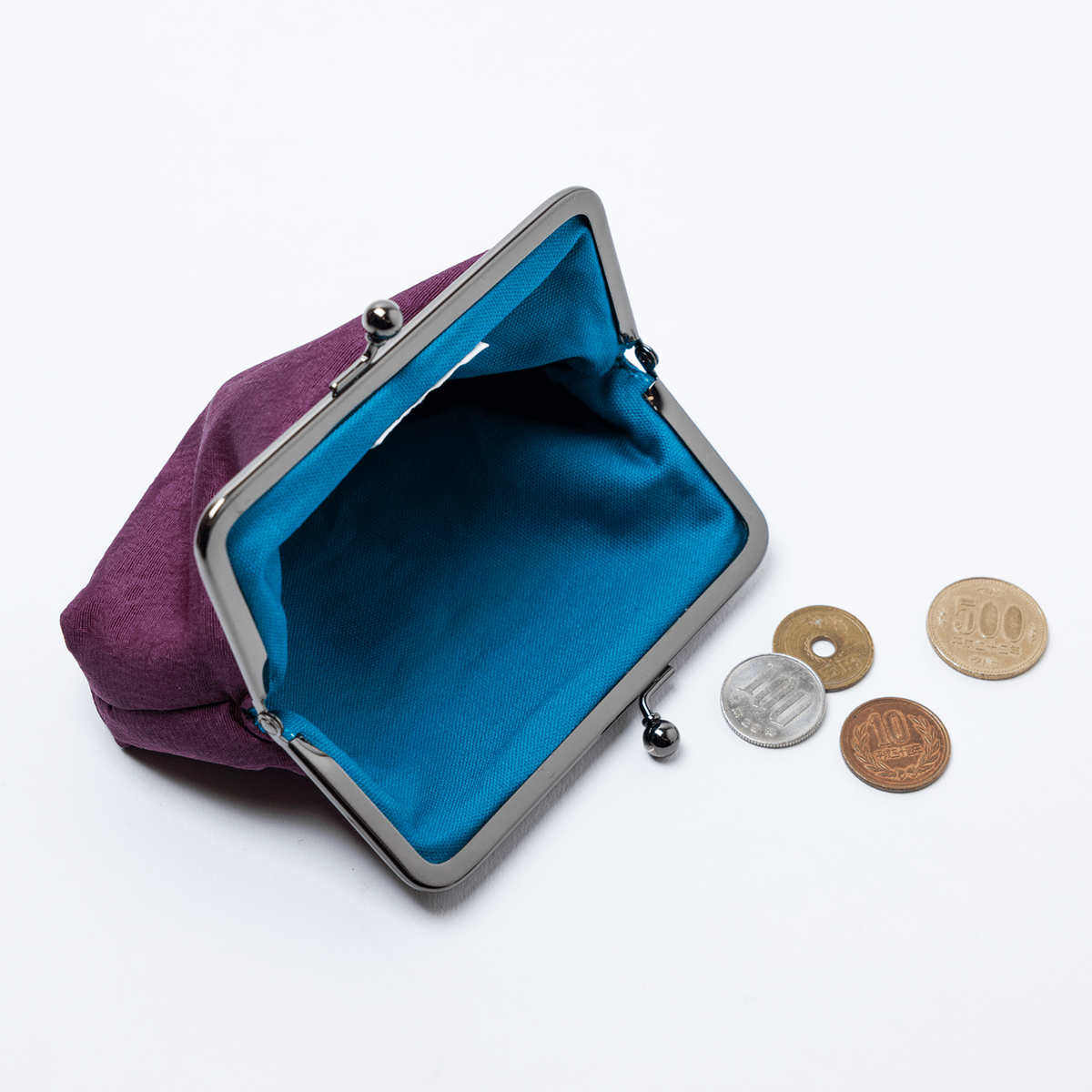 黄櫨染のがま口財布（京都御苑・オンライン限定） | 楽羽亭 江一商店