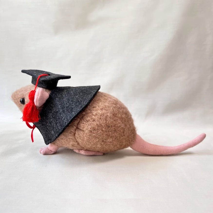ネズミ　桃色のネズミ　作家　作家様　ハンドメイド　ぬいぐるみ ATC ねずみのぬいぐるみ＆着ぐるみコレクション – ネイチャー