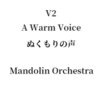 V2 A Warm Voice ぬくもりの声 Mandolin Orchestra