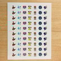 手帳用ミニシール