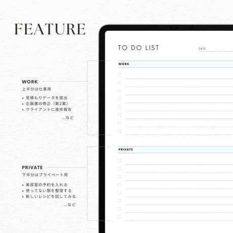 ToDoリスト┊︎6色&4種類セット┊︎タスク管理┊︎やることリスト