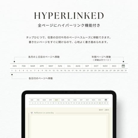 モーニングジャーナル┊︎8色セット┊︎昨日の振り返り┊︎今日やること┊︎リンク付き