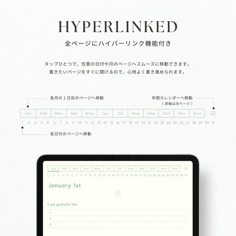 モーニング&ナイトジャーナル┊︎6色セット┊︎感謝日記┊︎マインドフルネス┊︎リンク付き