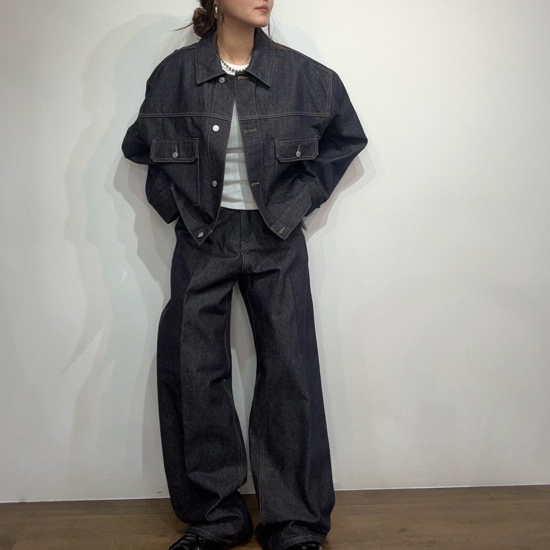 DENIM SHORT JACKET | YOTEM