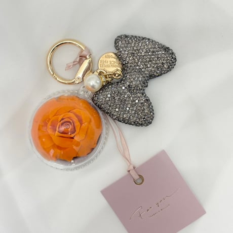 Bloom Key Charm（ブルーム キーチャーム）(ビジューリボン)