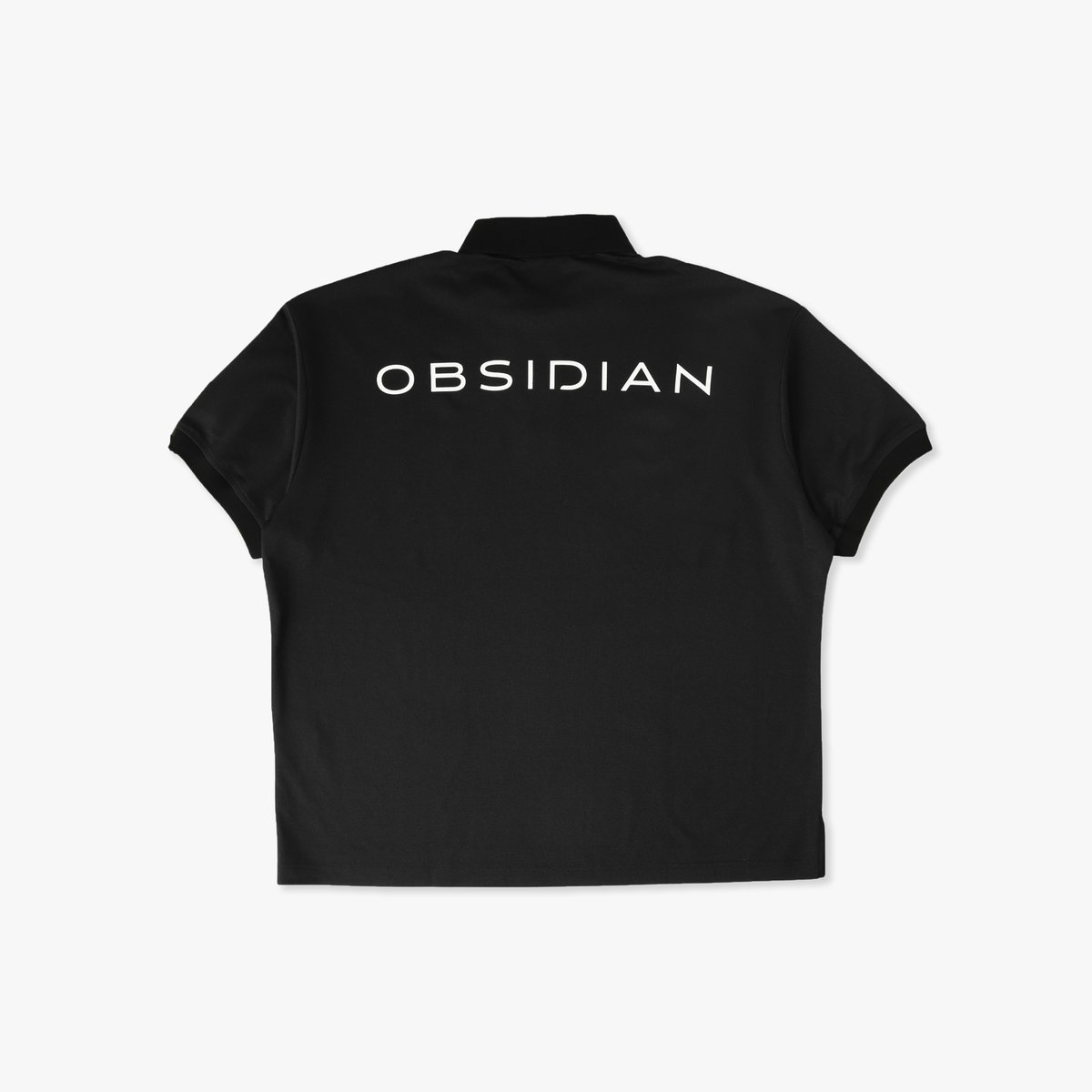 メンズウェア OBSIDIAN BIG POLO M BIG POLO SHIRT BACK PRINT