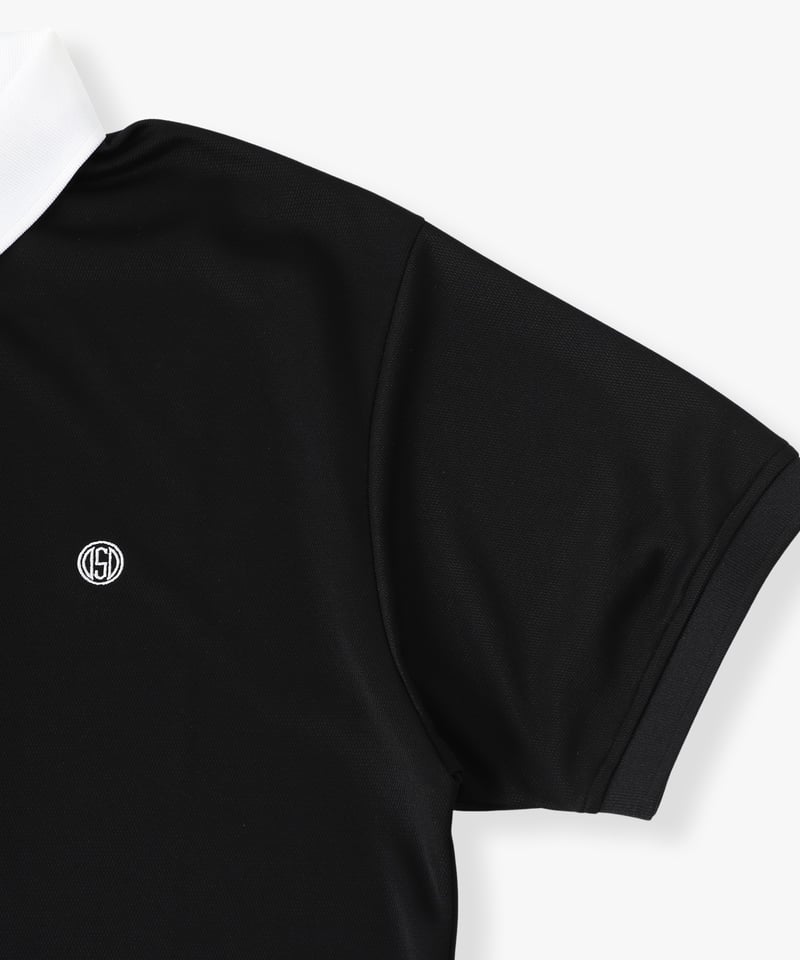 RECYCLED MESH REGULER FIT POLO SHIRT | Obsidian