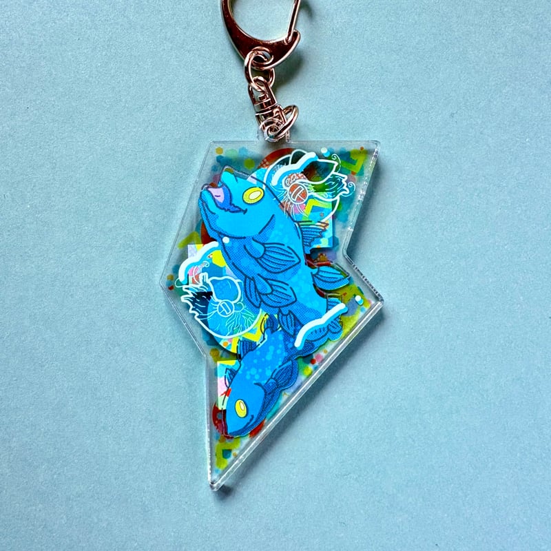 イナヅマ型アクリルキーホルダー（全3種） | やまさんげ本舗深海支店