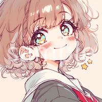 SNSアイコン「女の子①」（１点限り）