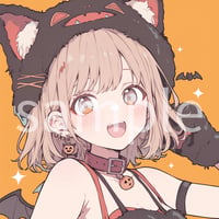 SNSアイコン「ハロウィン×女の子②」（１点限り）