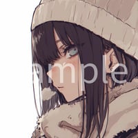 SNSアイコン「冬×女の子⑤」（１点限り）