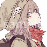 SNSアイコン「冬×女の子③」（１点限り）