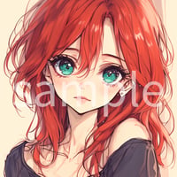 SNSアイコン「女の子⑤」（１点限り）