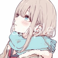 SNSアイコン「冬×女の子①」（１点限り）