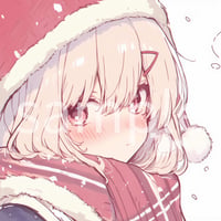 SNSアイコン「冬×女の子④」（１点限り）