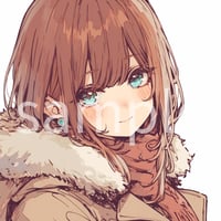 SNSアイコン「冬×女の子②」（１点限り）