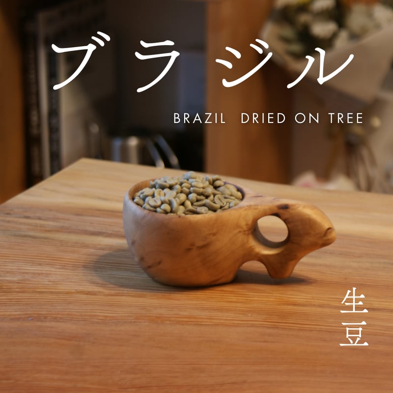 コーヒー生豆 ブラジル 500g | 一雨珈琲