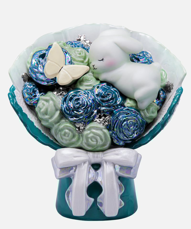 Flower Rabbits Decanter　フラワーラビッツデキャンタ ペアでかわいいうさぎのお酒「Flower Rabbits Decanter