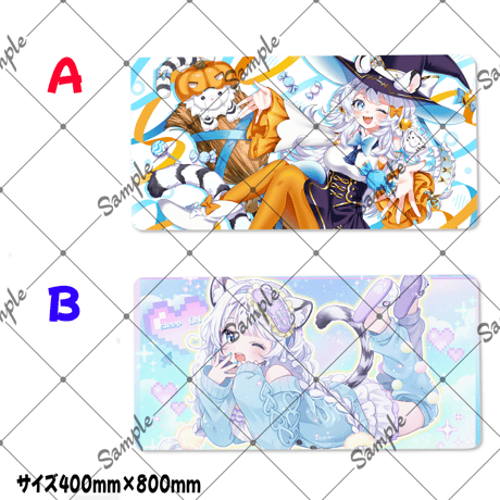 VTUBERゲーミングマウスパッド 白雪こはね