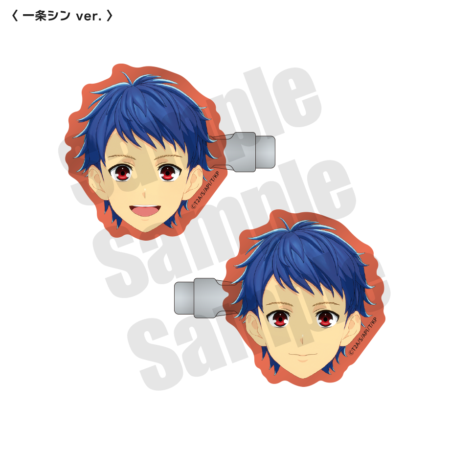 プリズムの煌めきフェイスヘアクリップ（2本セット/全7種） | 