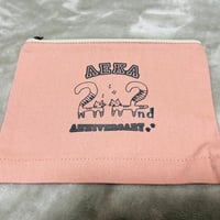 【グッズ】フラットポーチ（ピンク）