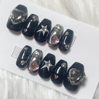 ブラックY2Kネイル♥