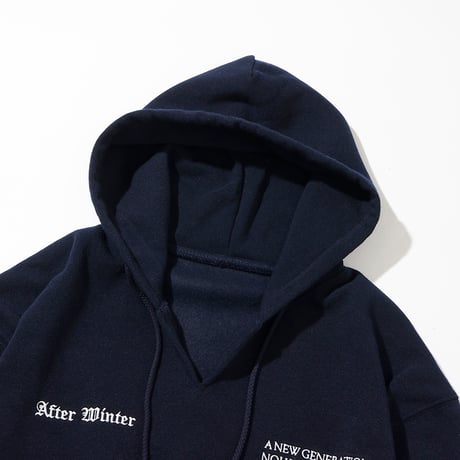 A NEW GENERATION "After Winter" Hoodie / Navy