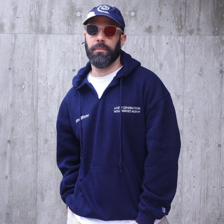 A NEW GENERATION "After Winter" Hoodie / Navy