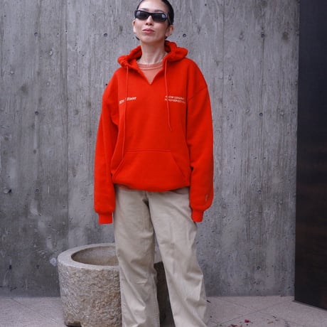 A NEW GENERATION "After Winter" Hoodie / Tomato