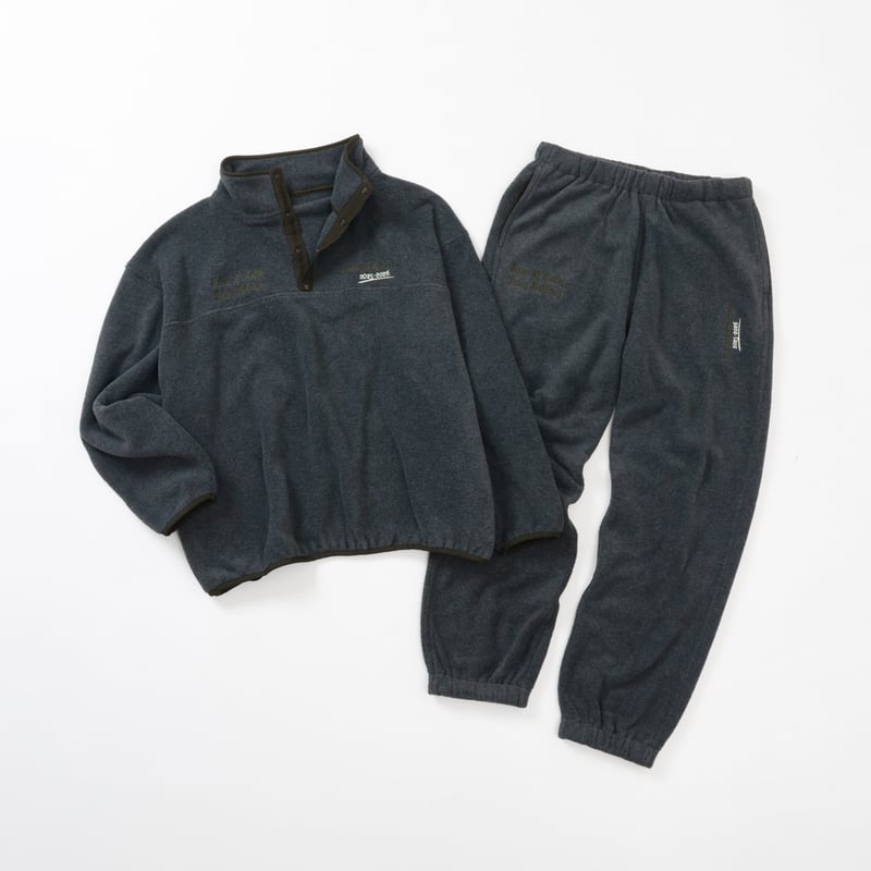 Holiday Halfsnap Fleece / Charcoal | newapproac
