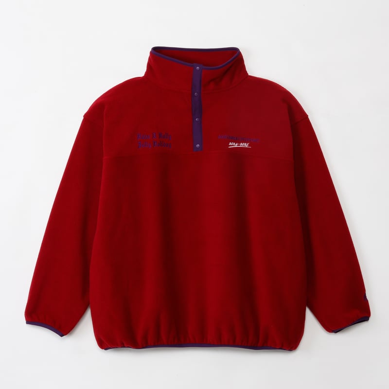 Holiday Halfsnap Fleece /BURGUNDY | newapproach Holiday Halfsnap Fleece /BURGUNDY | newapproach