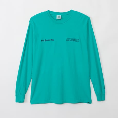A NEW GENERATION "LongSummerDays" L/S TEE/アイランドグリーン