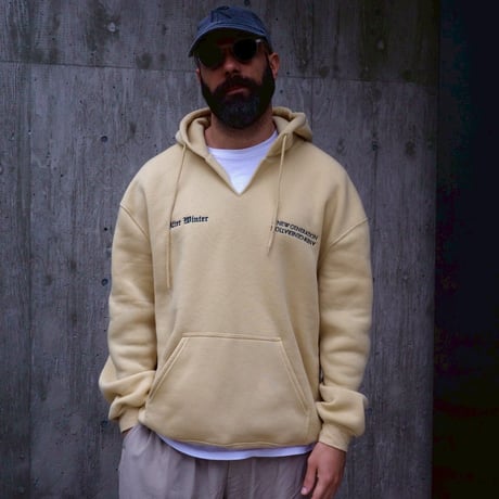 A NEW GENERATION "After Winter" Hoodie / Honey Beige