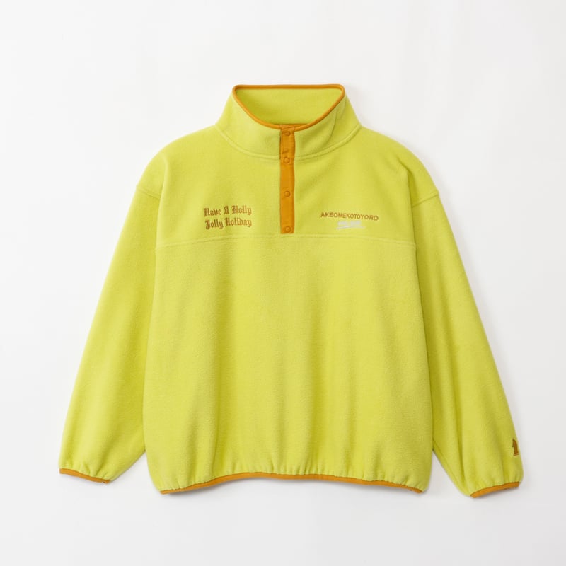 Holiday Halfsnap Fleece / Lime | newapproachstore