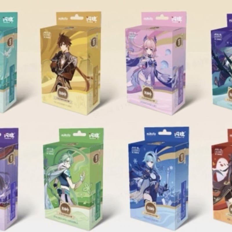 原神 七聖召喚 2弾 スターター 全8種セット 原神 ShiningSoulコラボ