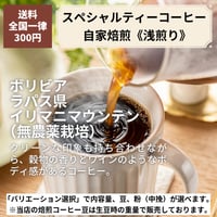 【浅煎り】ボリビア ラパス県 イリマニマウンテン （無農薬栽培）