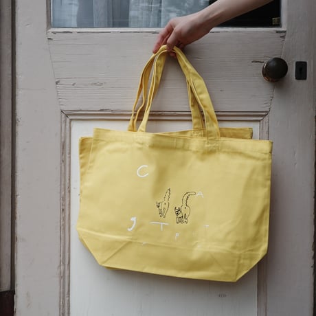 ねこのべろべろばー Big tote bag