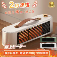セラミックヒーター 小型 速暖 省エネ おしゃれ ヒーター 足元 ミニセラミックヒーター オフィス 卓上扇風機 羽なし 軽量 2段階切替 過熱保護 転倒自動OFF 2024