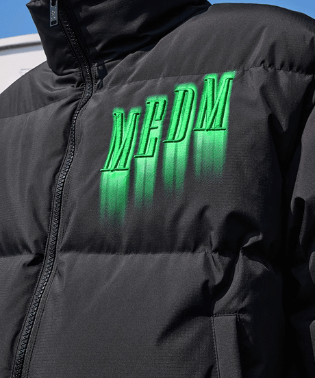 MEDM Spray graffiti down jacket