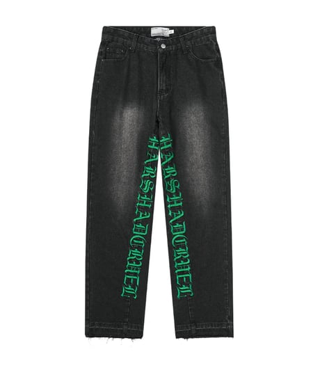 Harsh and cruel Side Written Pants