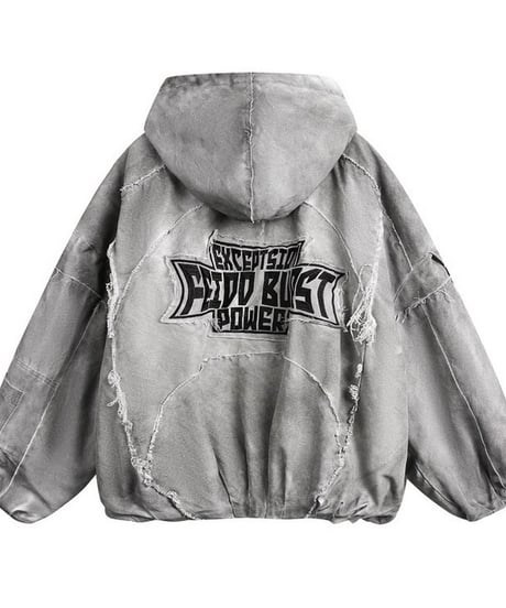 FEIDO BURST Vintage Damaged Jacket