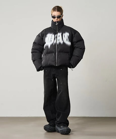 harsh and cruel Phantom Logo Down Jacket