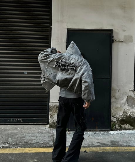 FEIDO BURST Vintage Damaged Jacket