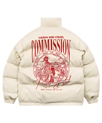 harsh and cruel Crocodile pattern down jacket