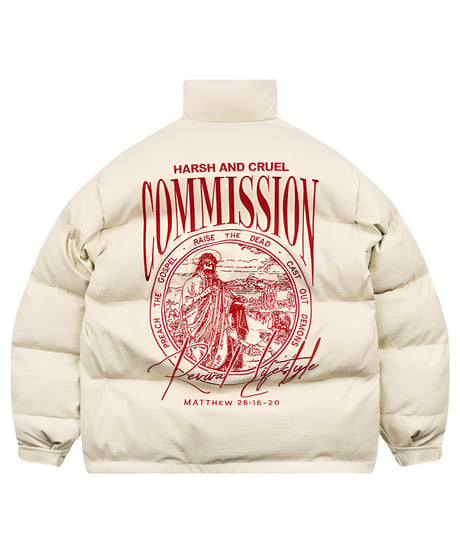 harsh and cruel Crocodile pattern down jacket