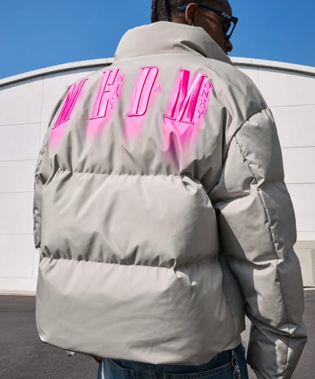 MEDM Spray graffiti down jacket
